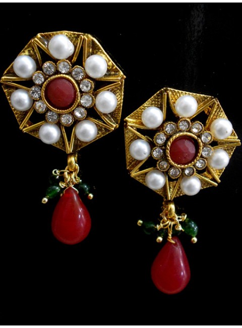 Polki Earrings